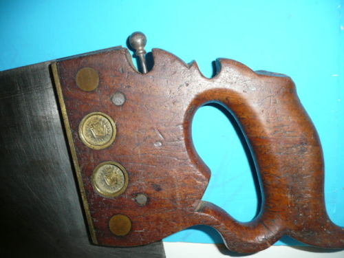 Antique Disston Hand Saw With Square Rule And Scribe 1840 S Rare