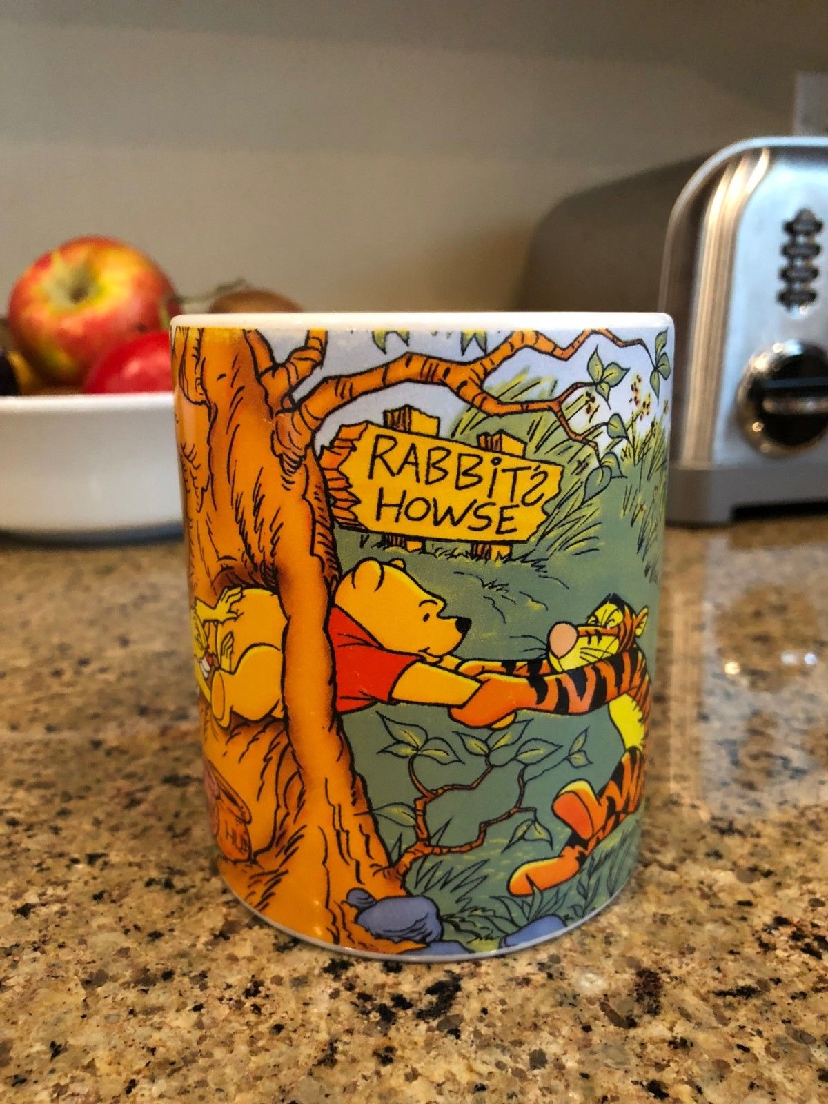 Disney Winnie The Pooh Coffee Mug With Tigger Piglet Eeyore Rabbit