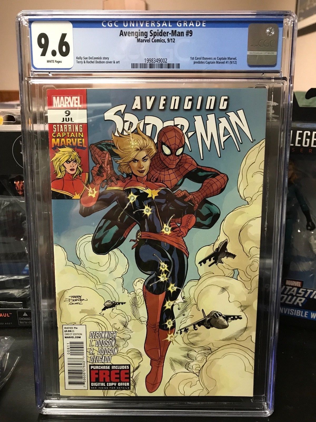 Avenging Spider Man 9 First Appearance Carol Danvers As Captain Marvel