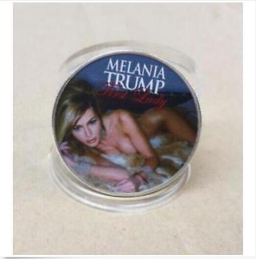 President Donald Trump Melanie Commemorative Coins Silver Coins