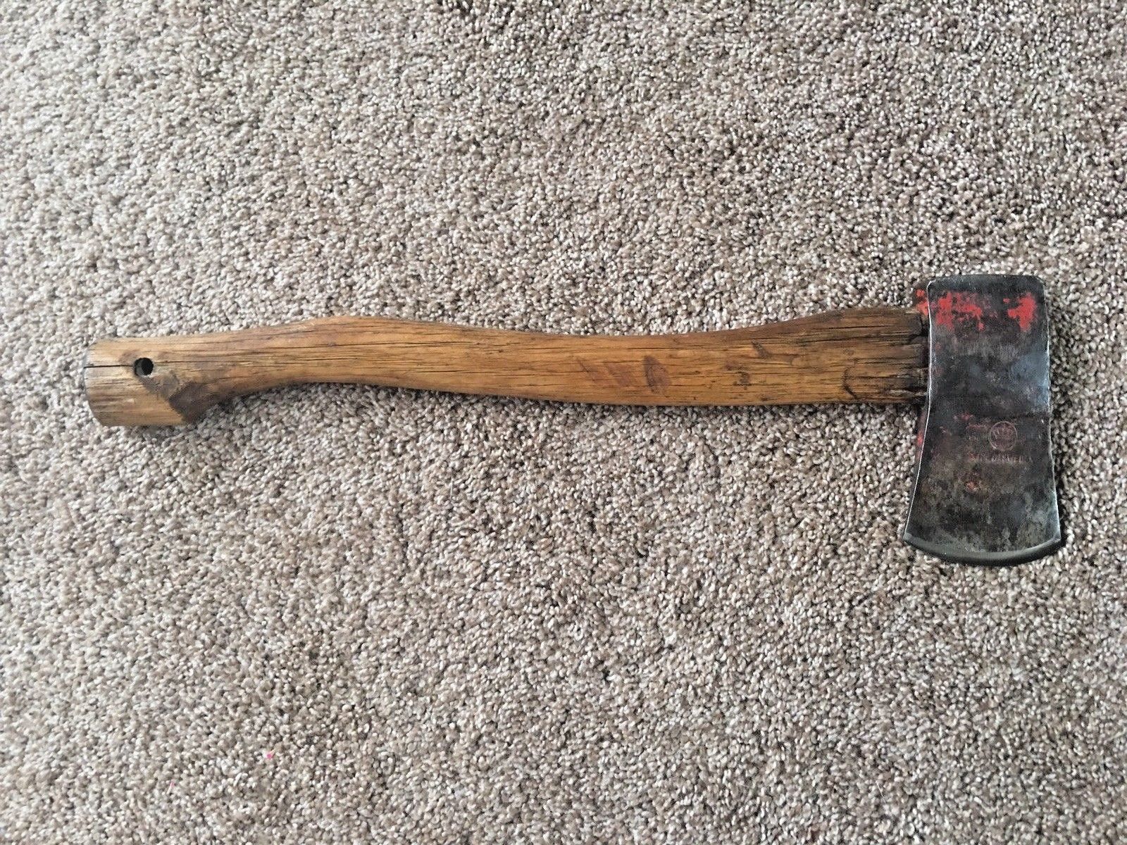 Vintage Gransfors Bruks Hatchet Crown Logo Swedish Axe Gba Hand Made