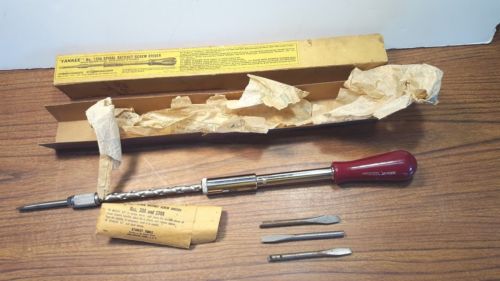 Gently Used Vintage Stanley Yankee No A Spiral Ratchet Screwdriver W