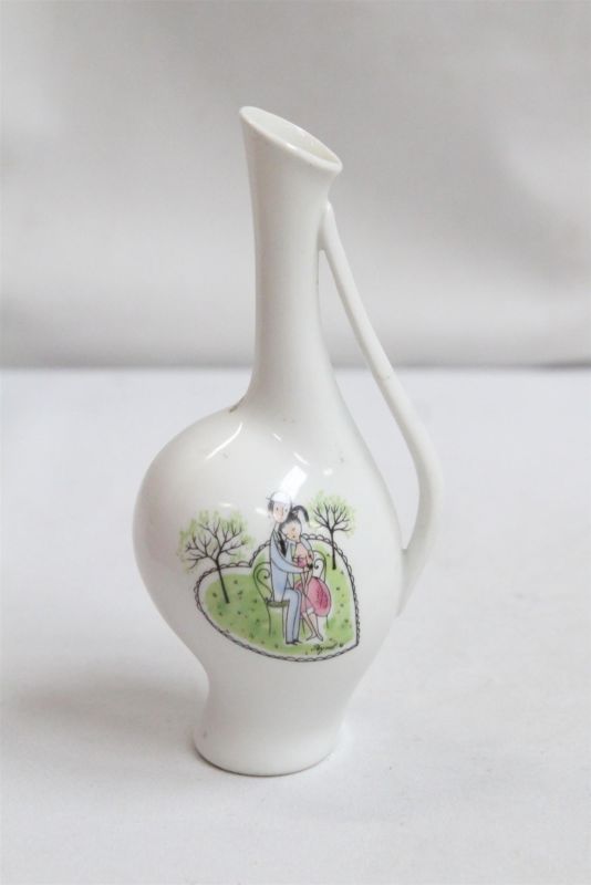 Mcm Rosenthal Studio Line Peynet Couple Heart Bird Fat Porcelain