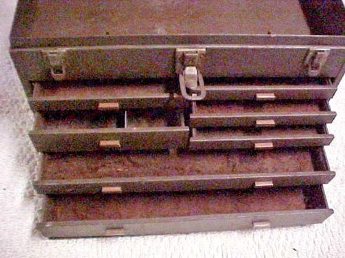 Vtg KENNEDY KITS 520 Machinist S Toolbox Kennedy 7 Drawer Tool Box