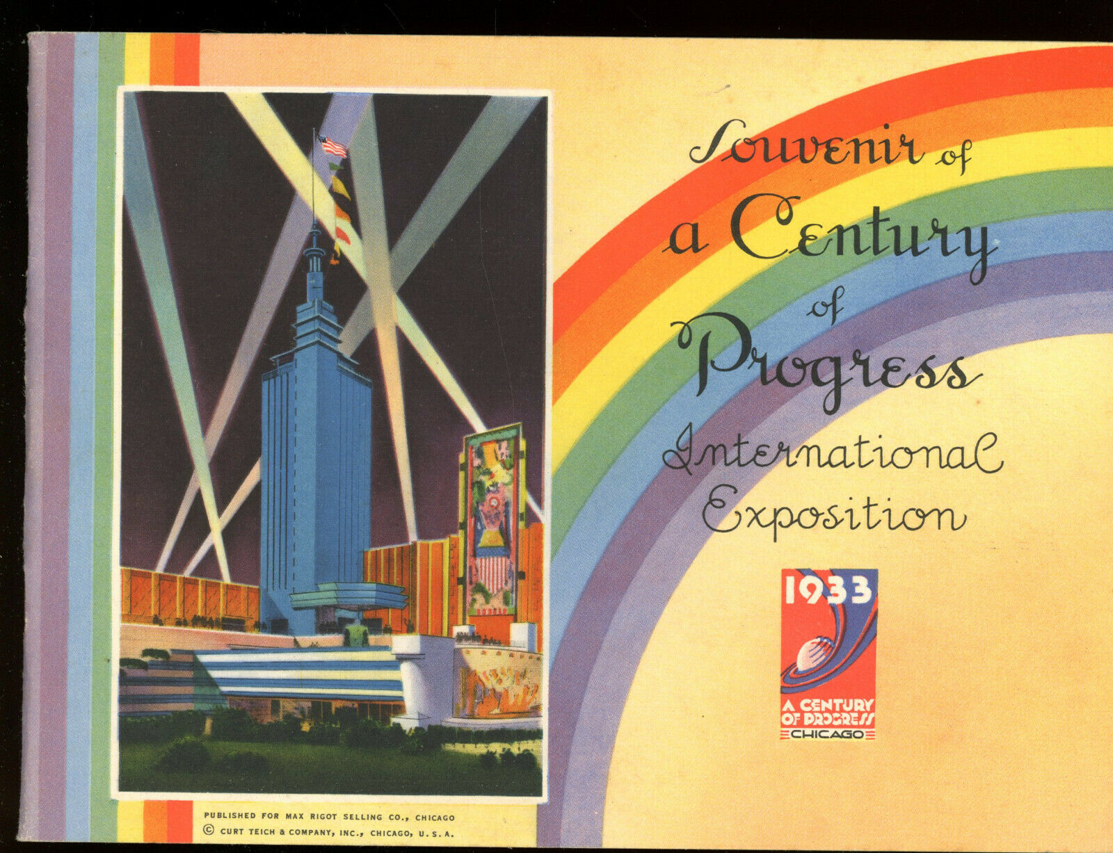 1933 Souvenir Of A Century Of Progress International Exposition CHicago