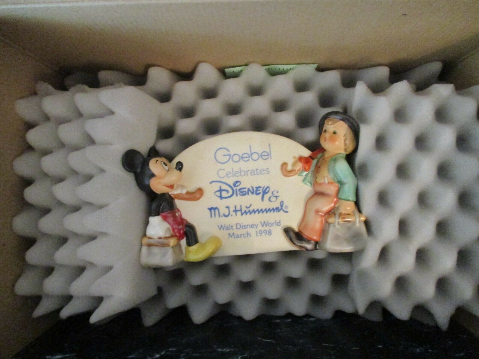 Goebel Celebrates Disney M J Hummel Figurine In Original Box