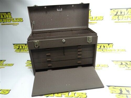 KENNEDY MACHINIST TOOL BOX 7 DRAWER FRONT COVER LOCK KEY 20 X 14