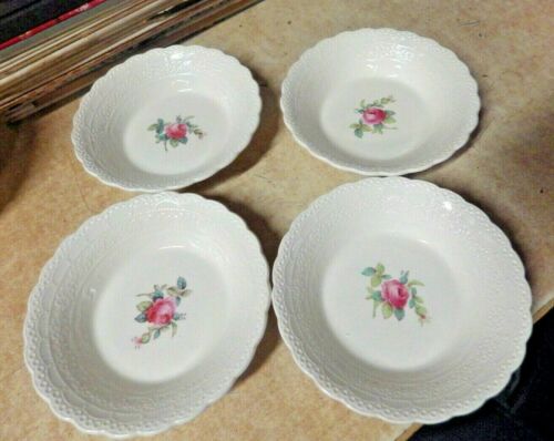 VINTAGE Spode Jewel Copeland BILLINGSLEY ROSE PINK STAMP LOT OF 4 FRUIT