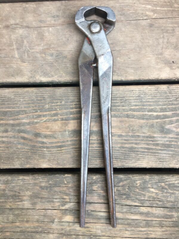 Old Used Vintage Tools Champion Nippers Tongs Blacksmith Tinsmith Forge