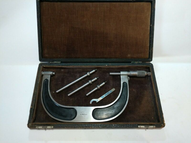 Vintage Goodell Pratt Co Toolsmiths Micrometer With Case Machinist