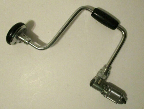 Vtg STANLEY USA No 923 14 Reversible RATCHETING HAND BRACE W