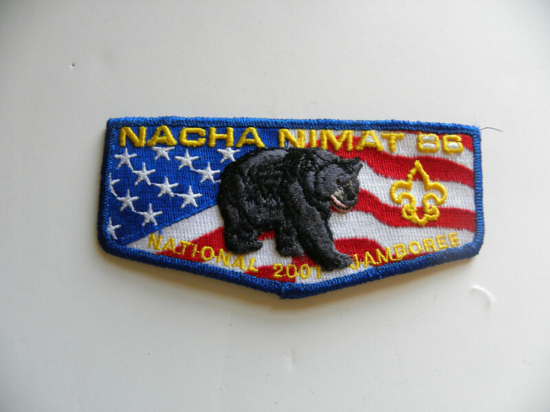 OA Order Of The Arrow Nacha Nimat Lodge 86 2001 National Jamboree Flap