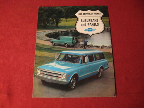 1968 Chevy Suburban Truck Sales Brochure Booklet Catalog Pickup Book