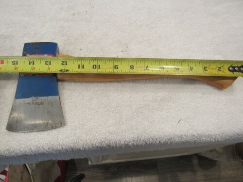 Vintage Hults Bruk Hatchet Axe 1 1 4 Lb Paper Label Made In Sweden