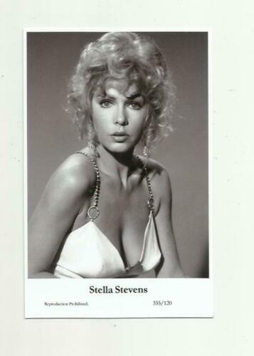 N580 STELLA STEVENS SWIFTSURE 355 120 PHOTO POSTCARD FILM STAR PIN