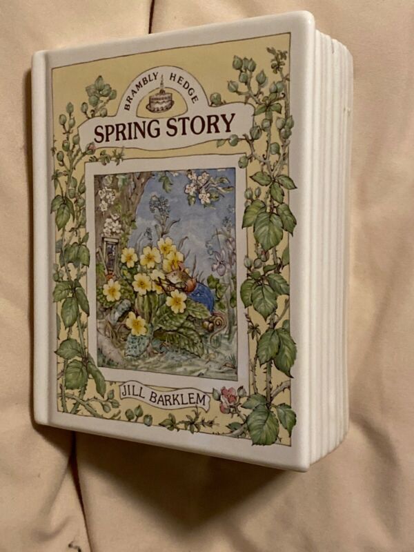 Royal Doulton Brambly Hedge Spring Story Book Bank Jill Barklem