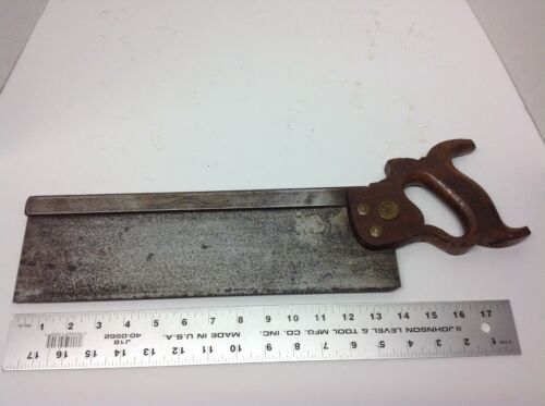 Vintage Henry Disston Sons Back Saw Miter Saw Antique Price