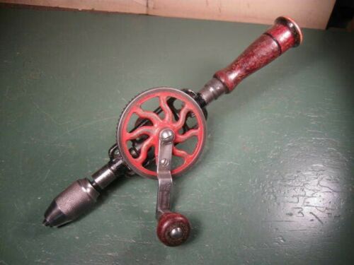 Old Used Vintage Woodworking Tools Fine Millers Falls No Hand Drill