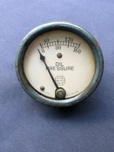 Antique US GAUGE CO NY Oil Pressure Gage Steampunk Antique Price