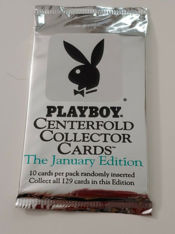 Playboy Centerfold Collector Cards January Edition Sealed Pack Of