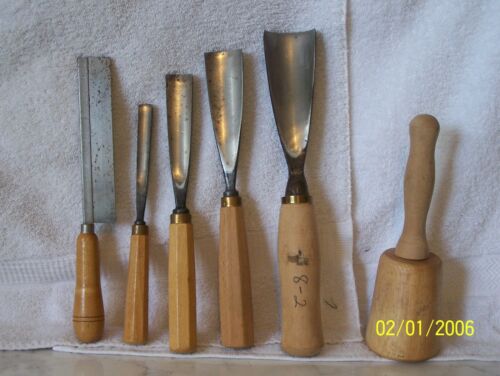 Antique Wood Carving Gouge Chisels Lot Of Hand Tools Antique Price