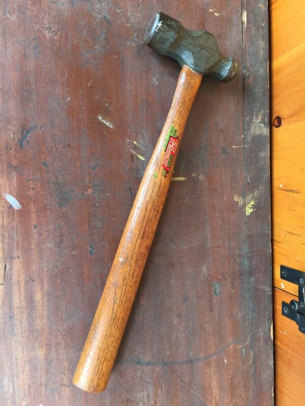 Vintage Stanley Handyman Ball Peen Hammer With Original Decal