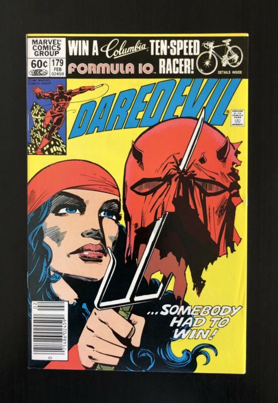 Daredevil 179 Daredevil Vs Elektra Frank Miller Newsstand 1982