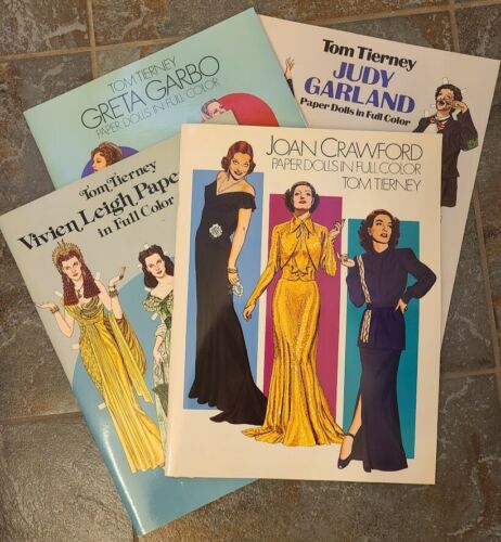 LOT OF Paper Dolls Judy Garland Greta Garbo Vivien Leigh Joan