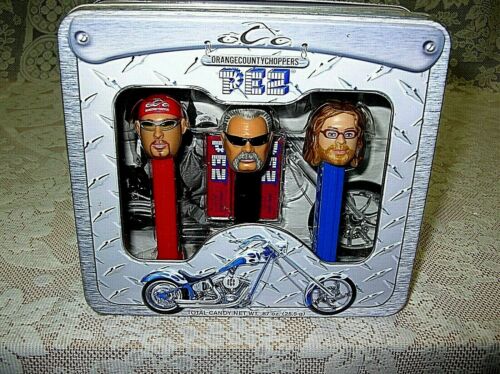 NIB 2006 PEZ ORANGE COUNTY CHOPPERS LIMITED EDITION COLLECTOR S TIN