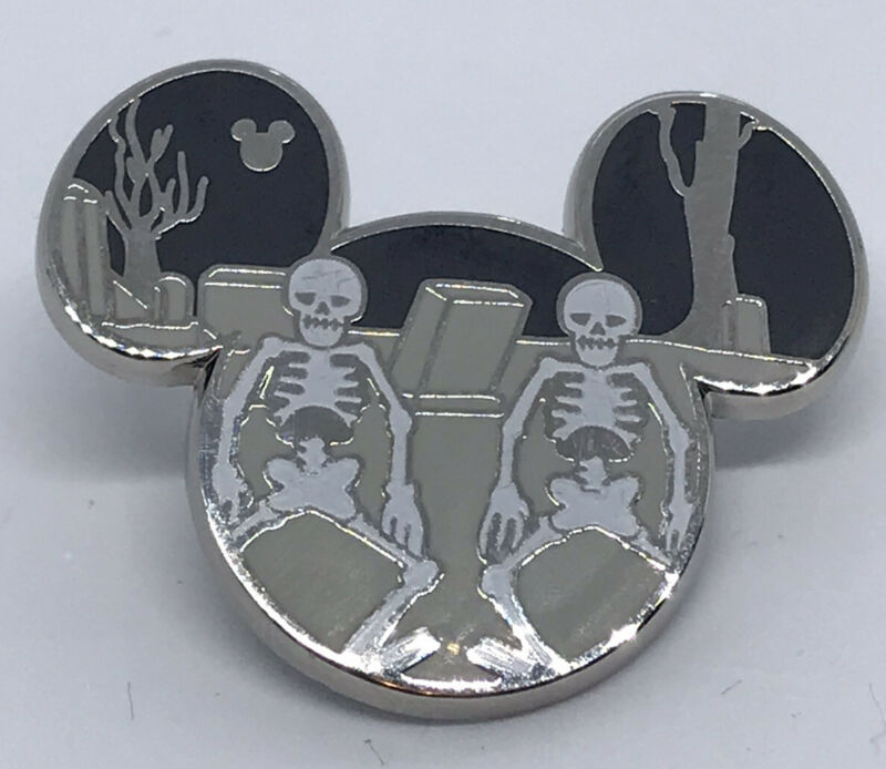 Skeleton Dance Short Films WDW 2019 Hidden Mickey 3 Of 6 Cast Lanyard