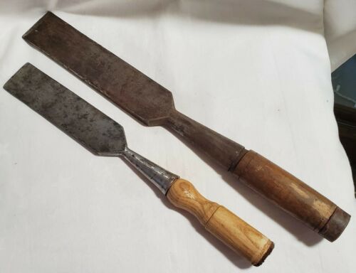 Vintage T H Witherby Socket Wood Chisels Woodworking Tool