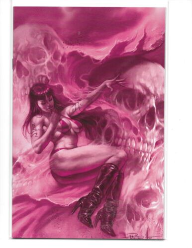 Vampirella Parrillo Red Tint Virgin Variant Cover Antique