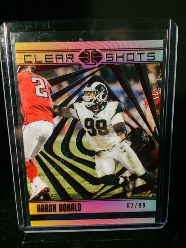 Panini Illusions Clear Shots Red Aaron Donald Antique Price