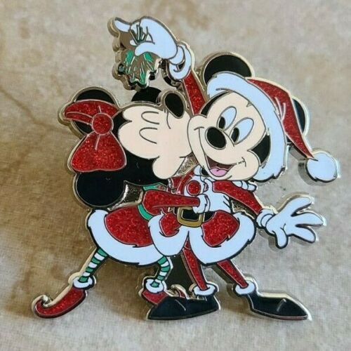 Pin Trading Disney Pins Minnie Kissing Mickey Mouse Under Mistletoe