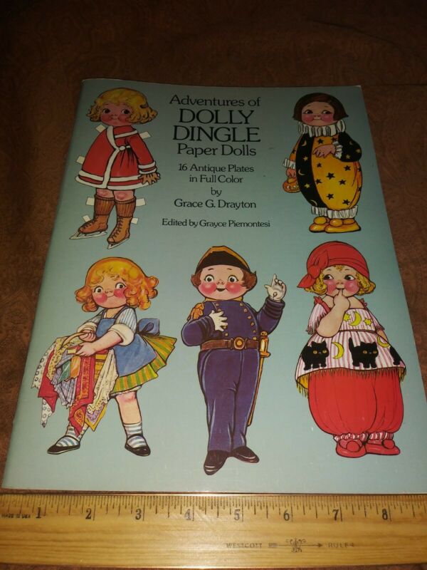 Adventures Of Dolly Dingle Paper Dolls Antique Plates In Full Color