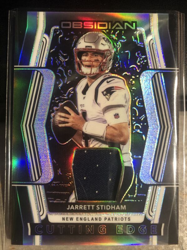 Jarrett Stidham Panini Obsidian New England Patriots Silver