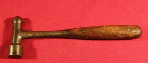 Vintage H D Smith Perfect Handle Ball Peen Hammer Excellent Patina Pat