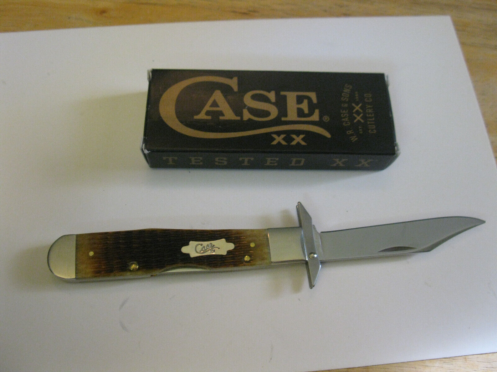 2022 CASE XX USA CHEETAH Knife 6111 1 2L SS ANTIQUE ROGERS CORN COB Jig