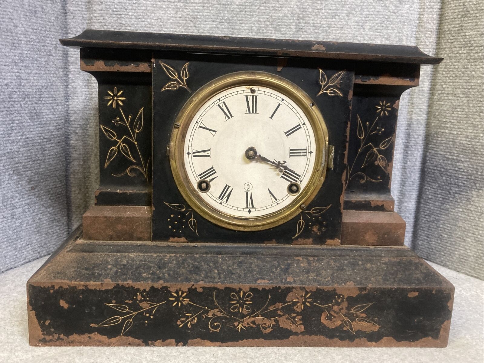 Antique Ansonia Mantel Clock Housing New York Watchmaker Replacement