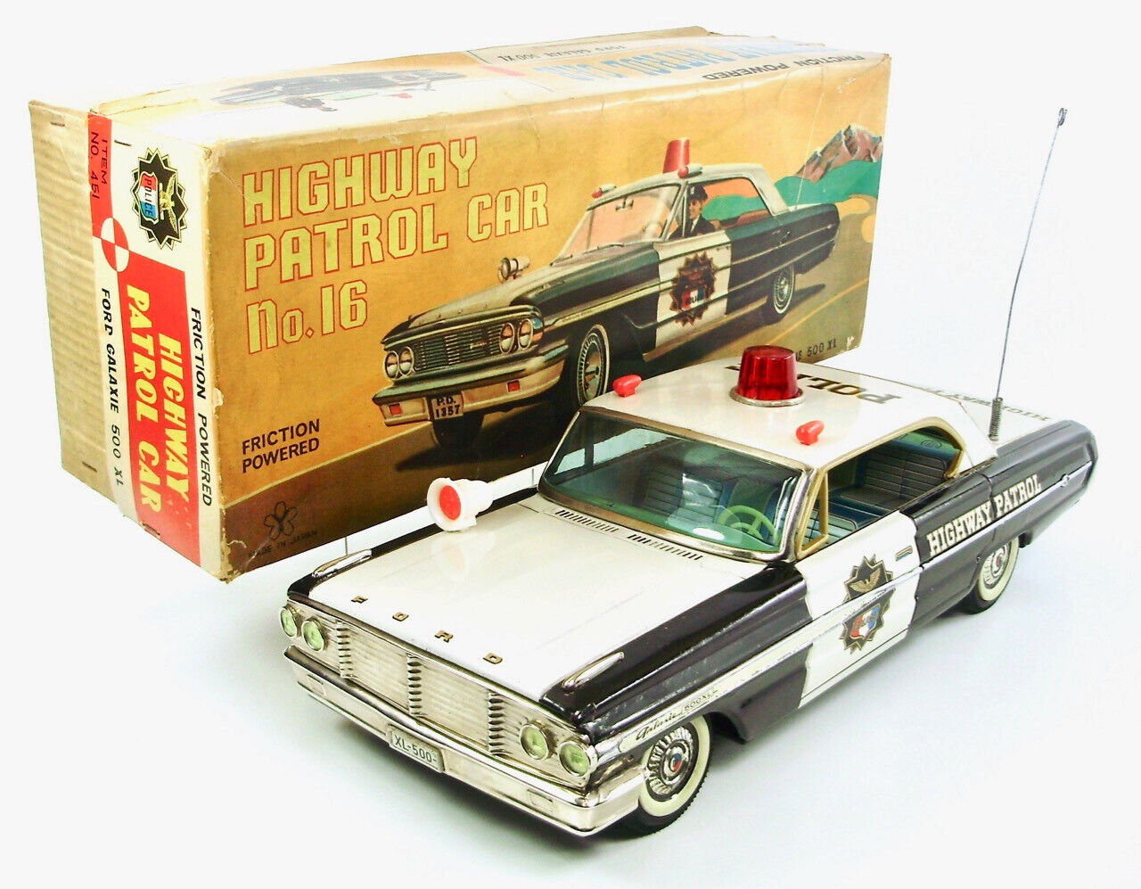 Ford Galaxy Cm Highway Patrol Car W Original Box By