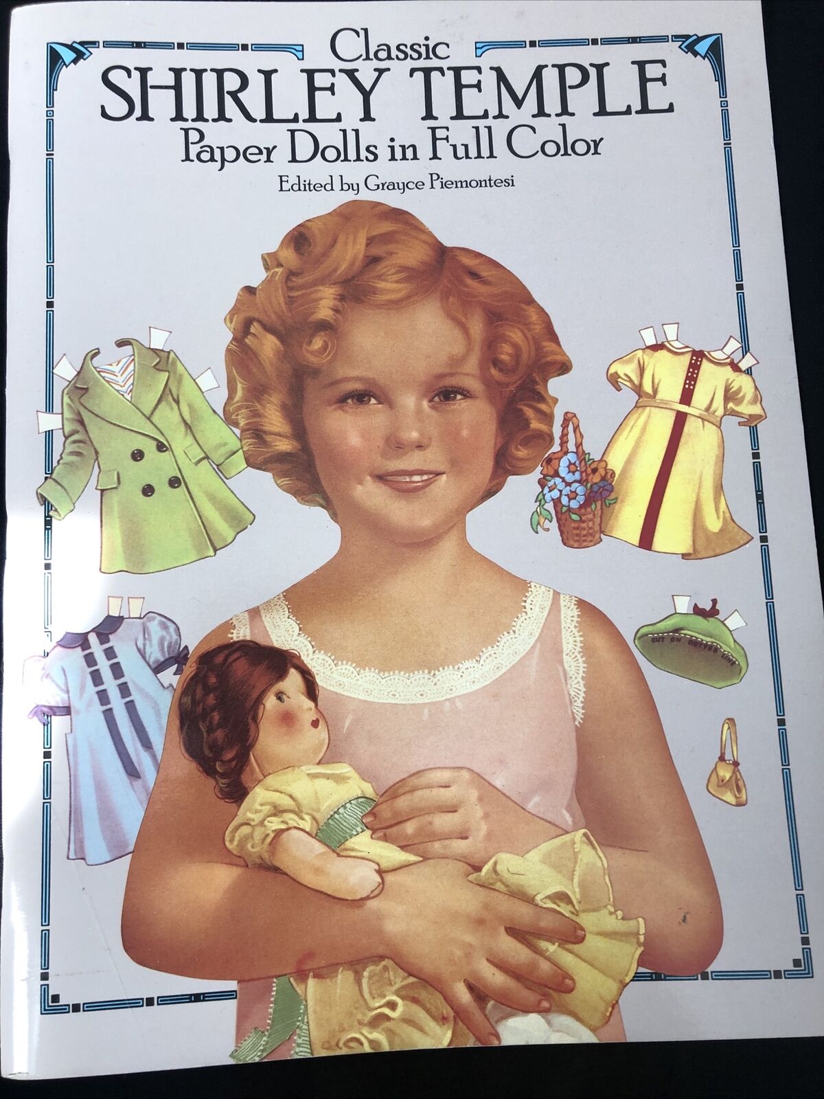 Vintage Paper Dolls Classic Shirley Temple In Full Color Uncut