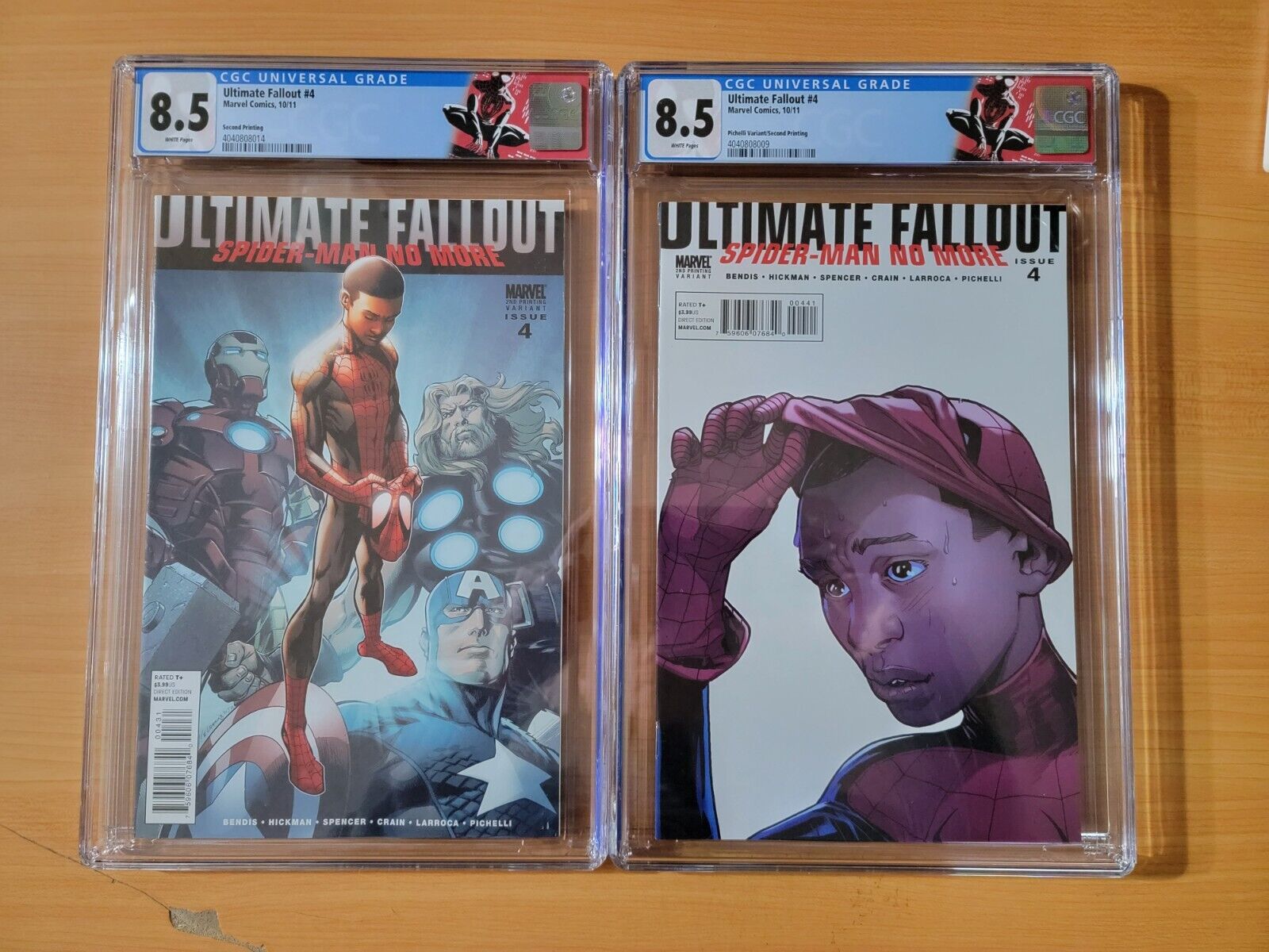 Ultimate Fallout Nd Print Pichelli Variant Set Cgc Retired Label