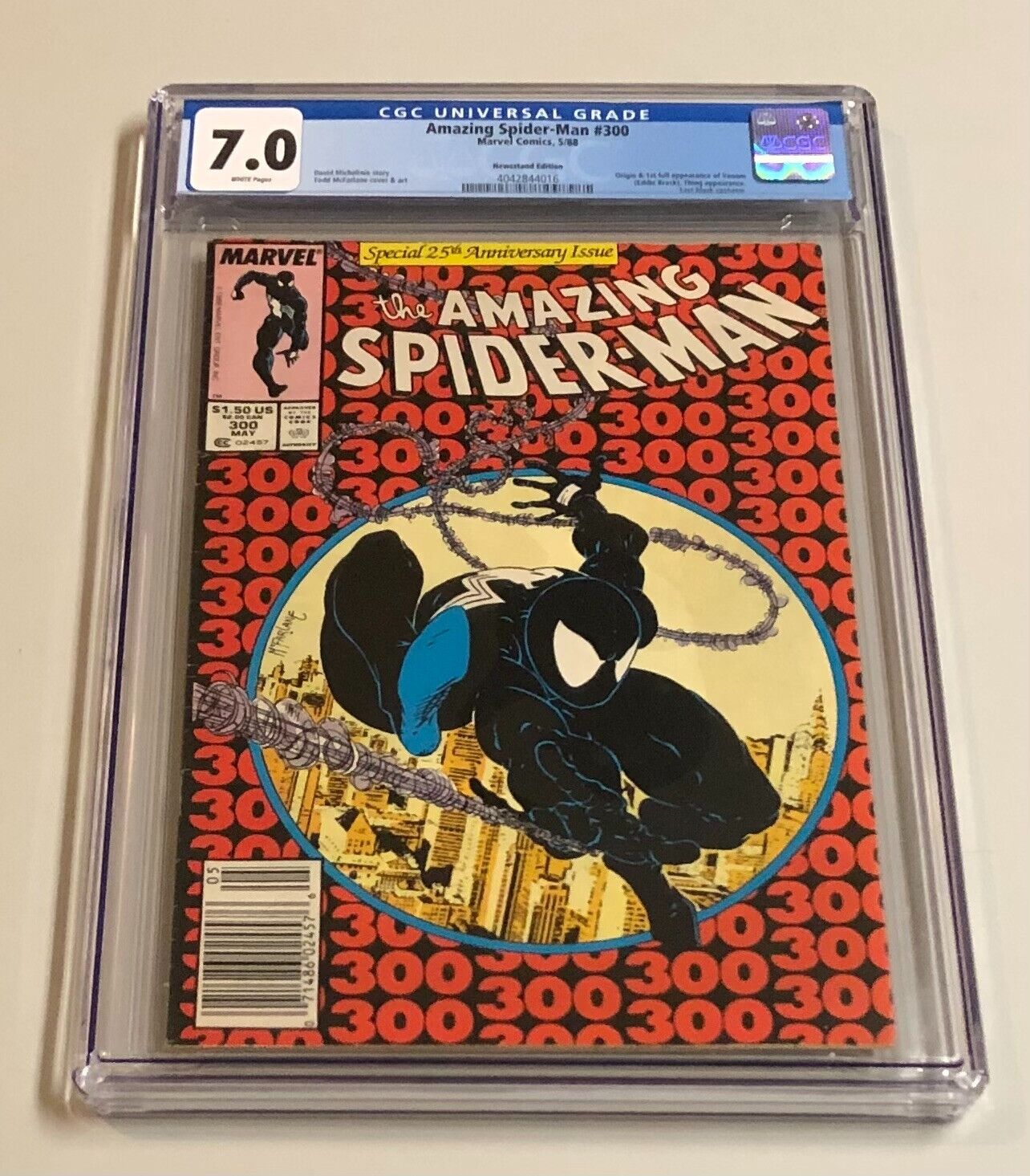 Original Amazing Spiderman Cgc Vf St Full Venom Marvel