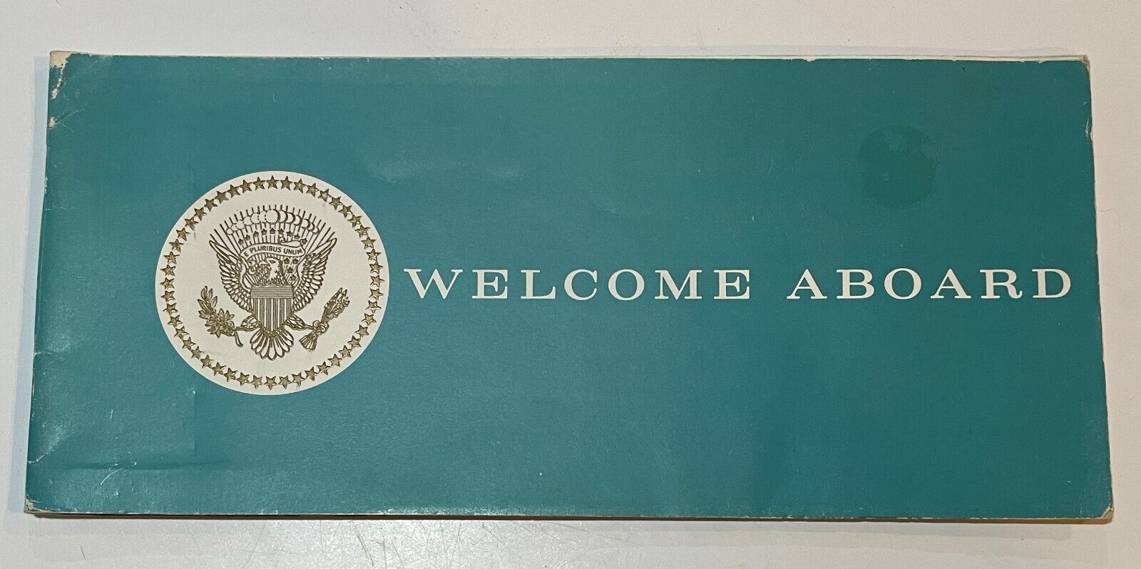 VERY RARE Welcome Aboard Marine One Brochure Presidential Seal