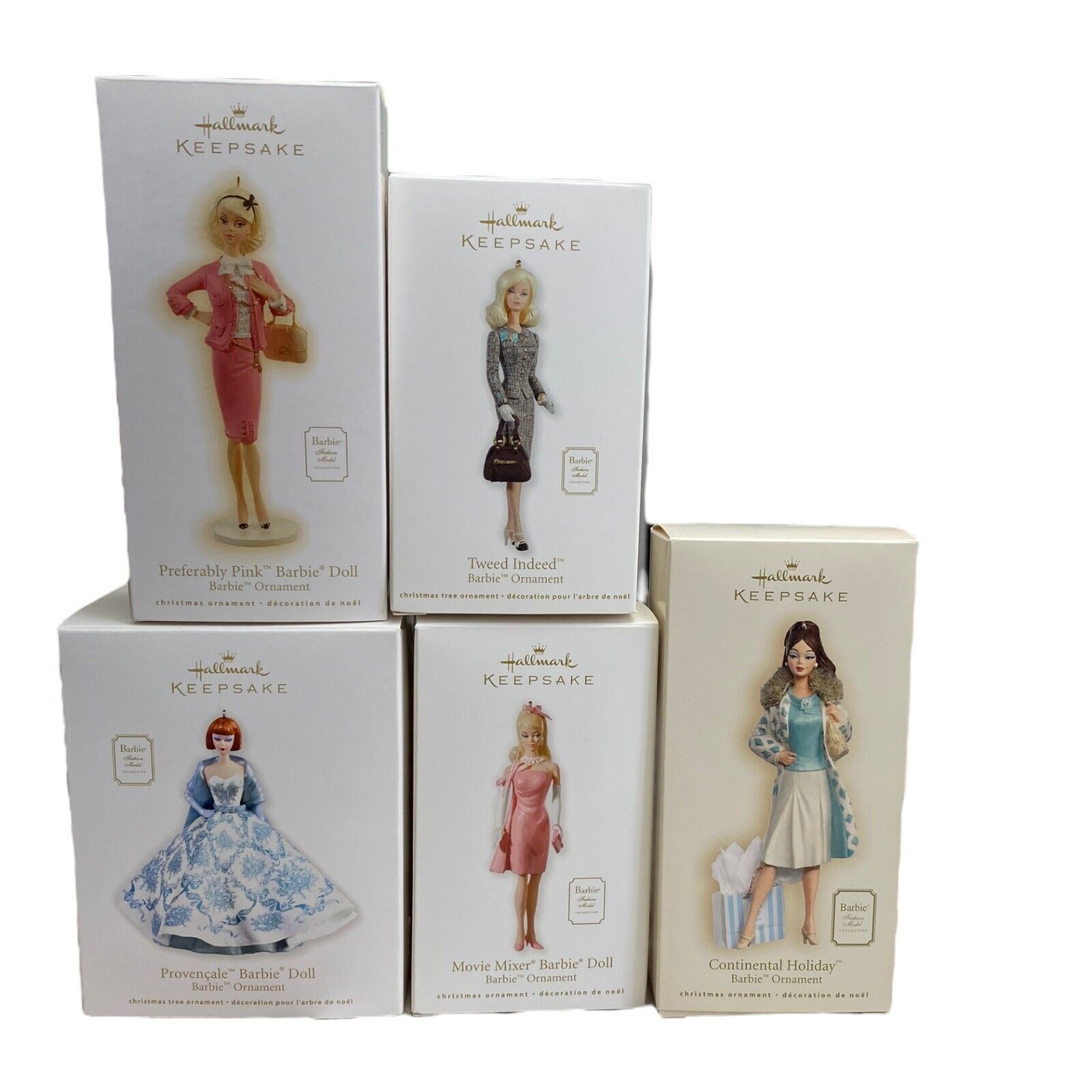 Hallmark Barbie Ornaments Fashion Model Collection