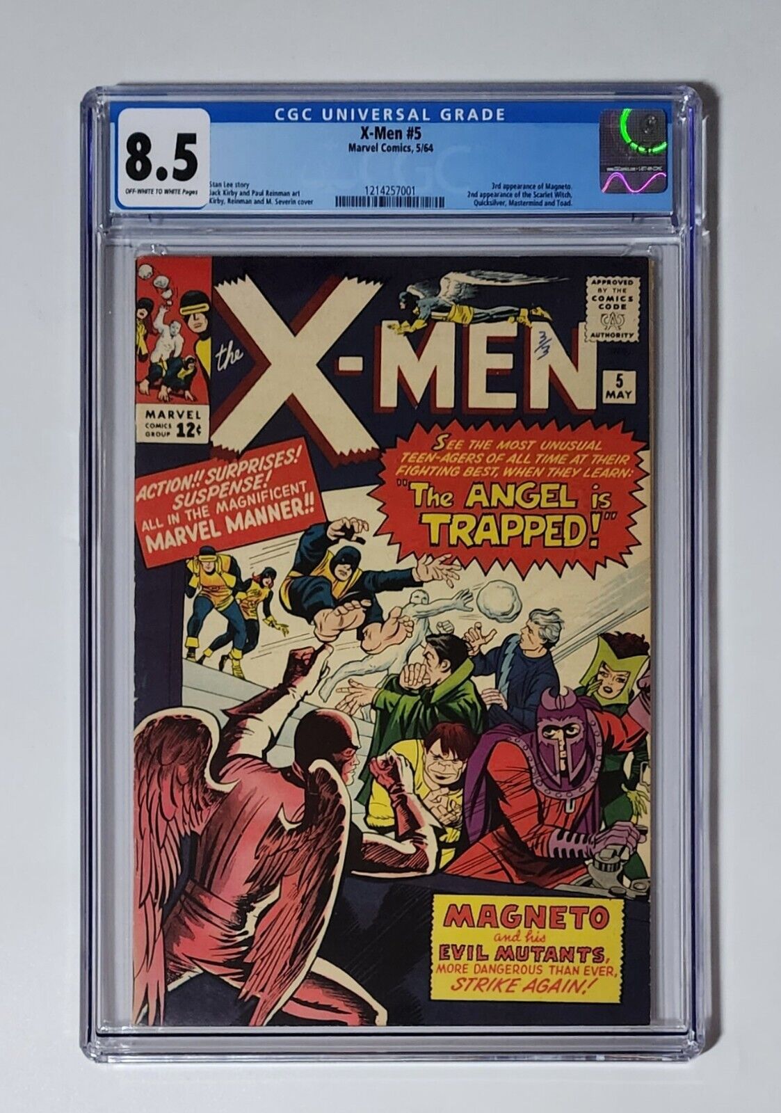 Xmen Cgc Marvel Rd Magneto Nd Scarlet Witch Stan Le