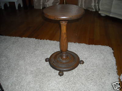 Mission Plant Stand on Vintage Solid Oak Plant Stand Completed 17 01