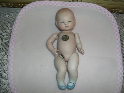 Baby   Doll on Antique German All Bisque Bye Lo Baby Doll Tlc Or Parts Completed