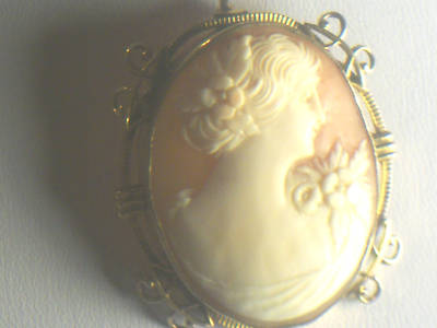 Shoe Repair Birmingham on Antique  Shell Cameo Necklace12ct Gold F 11 4   H11 4   Completed