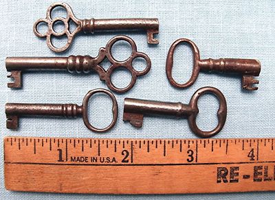 Antique Printers Cabinet on Early Antique All Different China Cabinet Lock Keys Completed